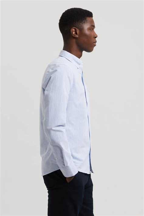 Blue Stripe Oxford Shirt | Organic Cotton Button Down - ASKET