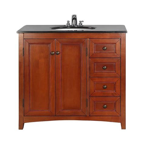 Simpli Home Yorkville 36 Inch W 3 Drawer Vanity The Home Depot Canada