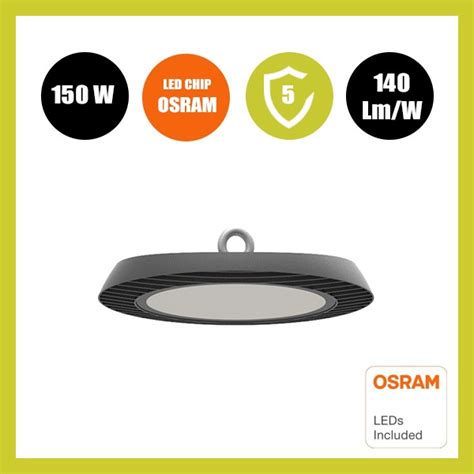 Comprar Campana Industrial Led Ufo W Endurance Osram Chip Duris E