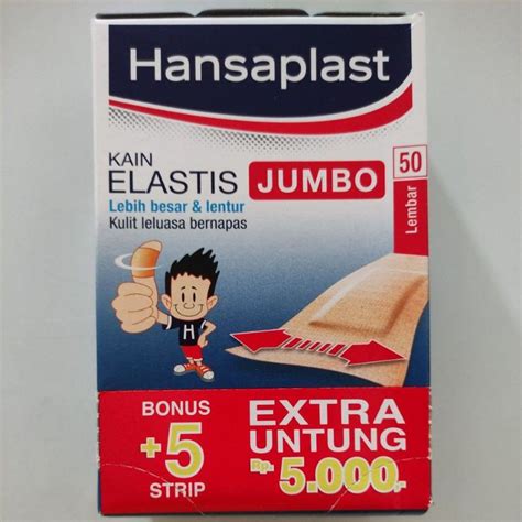 Jual Hansaplast Kain Elastis Jumbo Plester Besar Per Bok Shopee Indonesia