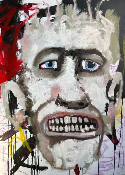 Man With Teeth Bared By Brian Huntress Artwork Archive