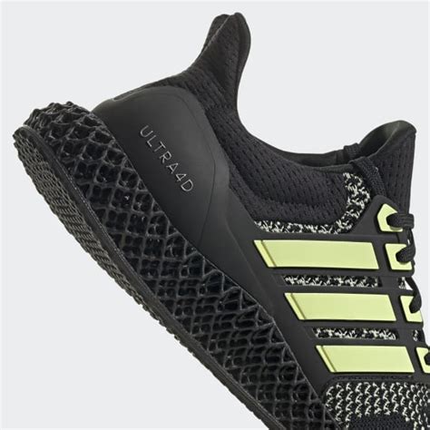 Adidas Ultra 4d Running Shoes Black Mens Running Adidas Us