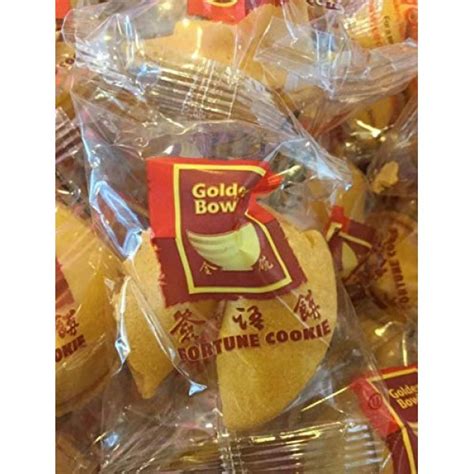 Golden Bowl Pieces Individually Wrapped Traditional Fortune