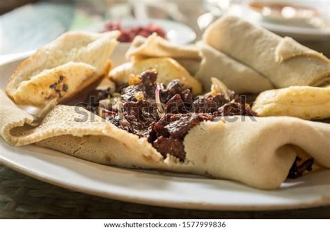 Tibs Injera Served Siga Bet Combined Stock Photo 1577999836 | Shutterstock