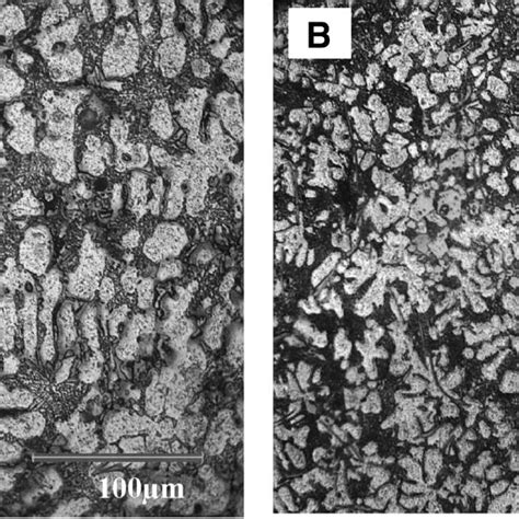 Microstructures Of The A Al A Alloy And B Al Tib Composite