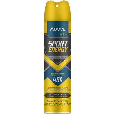 Desodorante Aerosol Antitranspirante Above Men Sport Energy H Ml