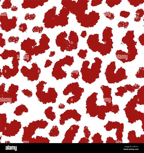 Repeatable red leopard print pattern or print Stock Vector Image & Art ...