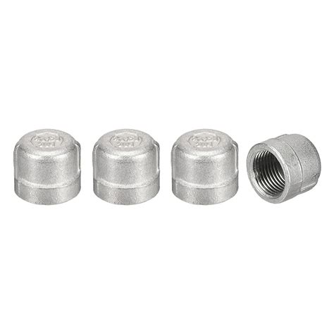 3/8 Inch Pipe Cap 4pcs PT3/8 Female Pipe Fitting 304 Stainless Steel ...