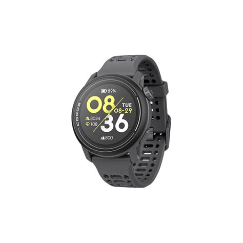 Coros Pace Gps Sport Watch Silicone Black Camera Co Id