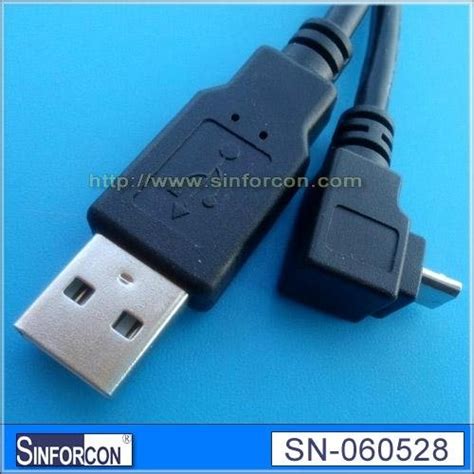 Angled Usb Cable L Shape Usb Cable Sn 060593 Sinforcon China Manufacturer Other