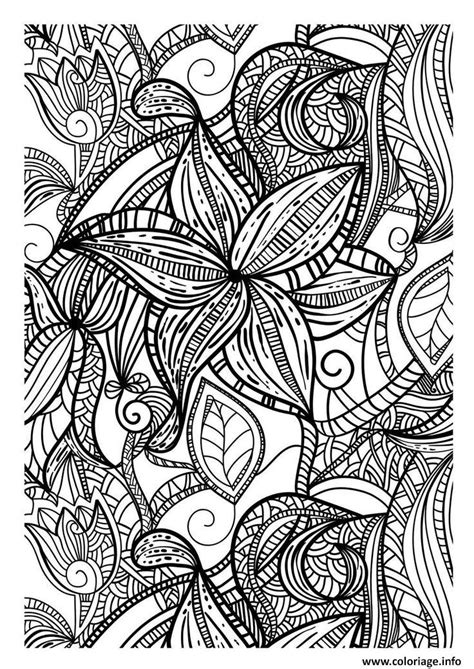 Coloriage Adulte Mandala Fleurs Roses Plantes Dessin