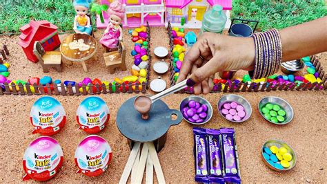 Miniature Kinder Joy Chocolate Dosa | Mini Cooking | Dairy Milk ...