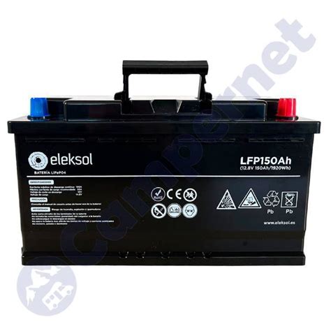 Bater A Ah Compacta Lifepo Eleksol