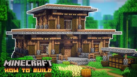 Minecraft: How to Build a Jungle House - YouTube