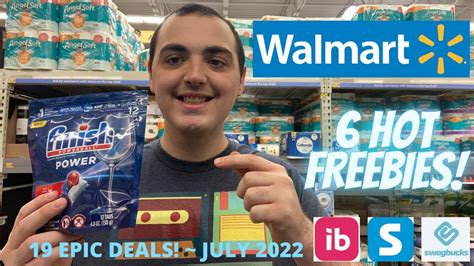 6 HOT WALMART FREEBIES 19 EPIC COUPONING DEALS JULY 2022 YouTube