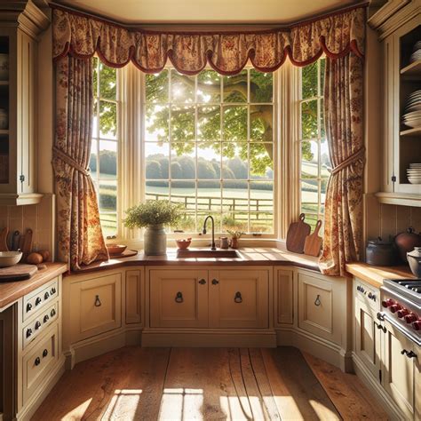 kitchen bay window treatment ideas   home