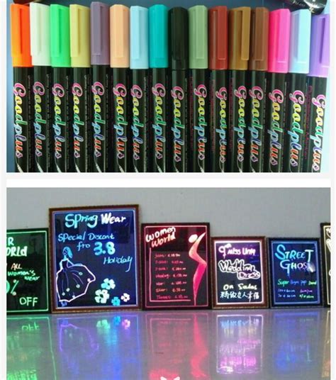 Led Writing Board Goodplus Fluorescent Marker Pens 6mm Fm 610