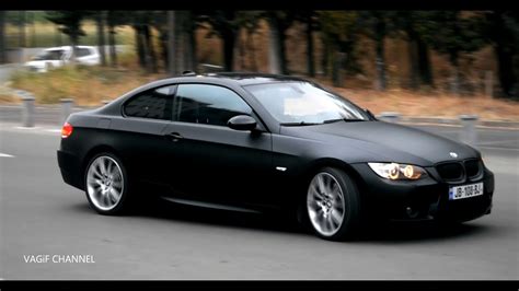 Bmw E92 Matte Satin Black Youtube