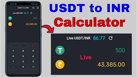 Usdt To Inr Calculator Us Dollar Current Price Check Dollar Rate Check Youtube