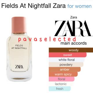 Zara EDP For Woman Nude Bouquet Cashmere Rose Fields At Nightfall Myself Flower