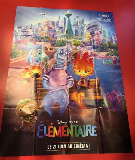 Affiche de cinéma du film Elémentaire Cinéma Paradisio Affiches