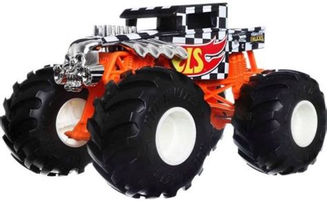 לקנות משאית מפלצתית Hot Wheels Monster Trucks Oversized Boneshaker Giftim אונליין