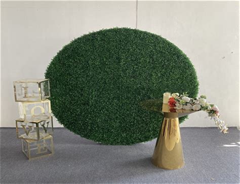 Garden Grass wall backdrop events decor Garden party decoration ...