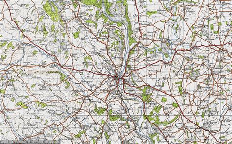 historic ordnance survey map  bridgnorth