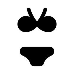 Set Of Stylish Swimsuit Or Bikini Royalty Free Vector Image