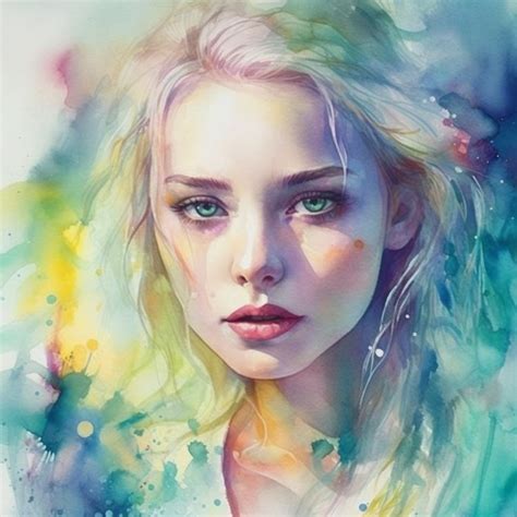 Woman Painting Art Painting Face Art Medium Art Digital Painting