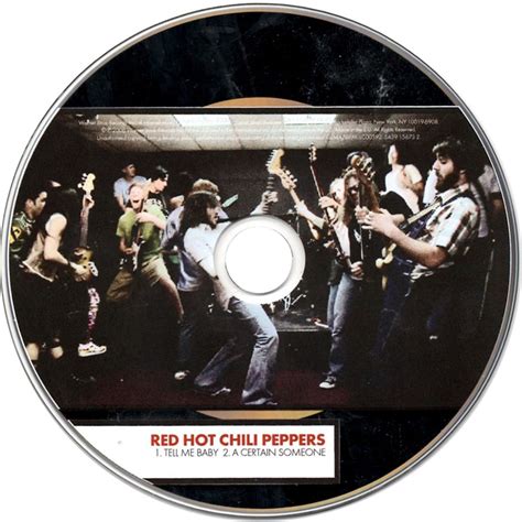 Car Tula Cd De Red Hot Chili Peppers Tell Me Baby Cd Single Portada
