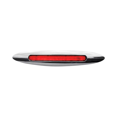 Trux Tled F R Slim Flatline X Oval Red Led Side Marker Light