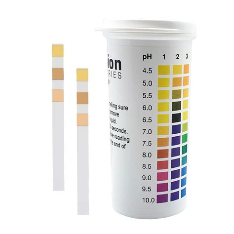 pH 4.5-10 Test Strip, 3 pad - Precision Laboratories Test Strips