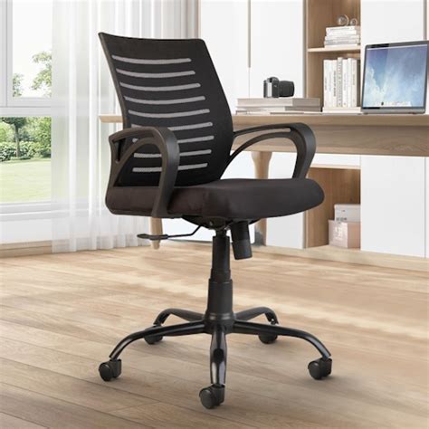 Mid Back Ergonomic Office Chair Study Chair Revolving Chair Computer