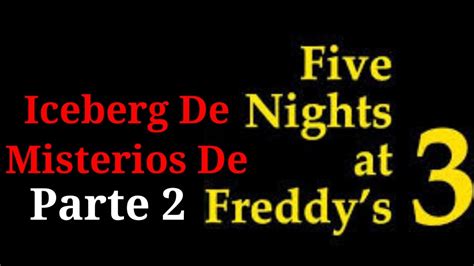 El Iceberg De Fnaf 3 Parte 2 Oscarito11bros YouTube