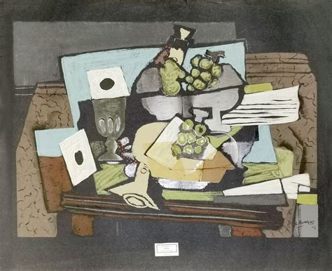 Georges Braque Nature morte à la clarinette MutualArt