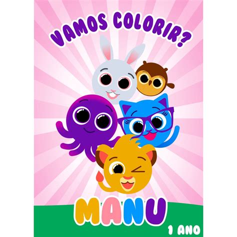 Mini Livro De Colorir Personalizado 100 Unidades Tamanho 10x15