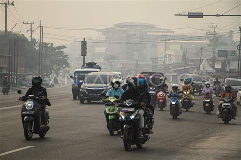 Kabut Asap Di Palangka Raya ANTARA Foto