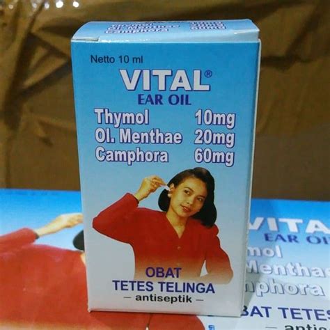 Vital Ear Oil Obat Tetes Telinga Antiseptik 10ml Lazada Indonesia