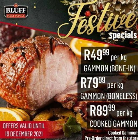 Cooked Ham Offer At Bluff Meat Supply