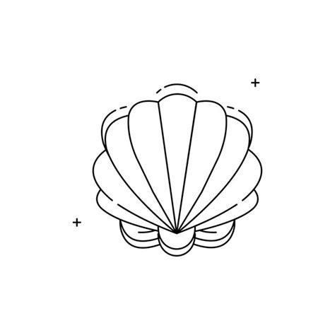 Beach Seashell Vector Icon Design Premium Ai Generated Vector