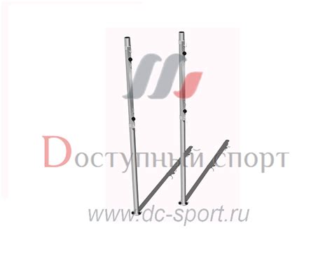 Стойки волейбольные Регулируемые на фланцах - Dоступный спорт для площадки