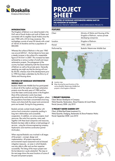 Bahrain - Country Projects - Project Manager | PDF