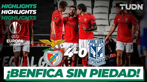 Highlights Benfica 4 0 Lech Poznan Europa League 2020 21 J5