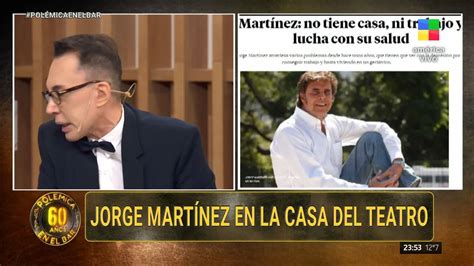 Jorge MartÍnez Sin Hogar Y Sin Trabajo Vive En La Casa Del Teatro