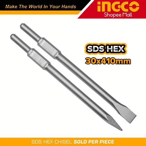 Ingco Sds Hex Chisel X Mm Pointed Dbc Flat Dbc