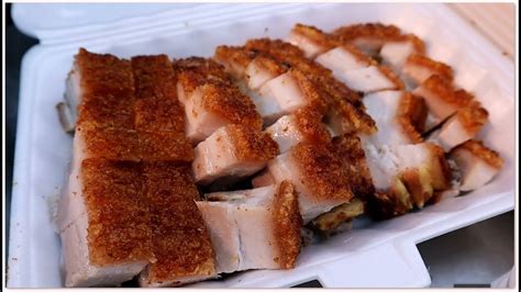 Amazing Cripsy Pork Belly Marinated Goose Asian Food 脆皮燒腩仔 巨型豬手 麻辣金錢肚豬耳