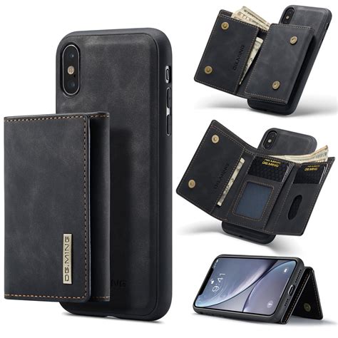 Dg Ming M Series Fold Multi Card Wallet Magnetic Back Cover