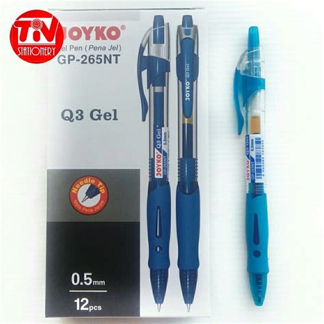 Jual Pulpen Gel Pen Joyko Q Mm Gp Nt Isi Pcs Shopee