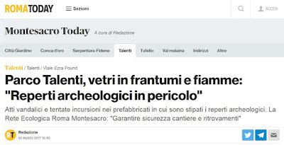 Tg Roma Talenti Deposito Archeologico Della Soprintendenza A Parco